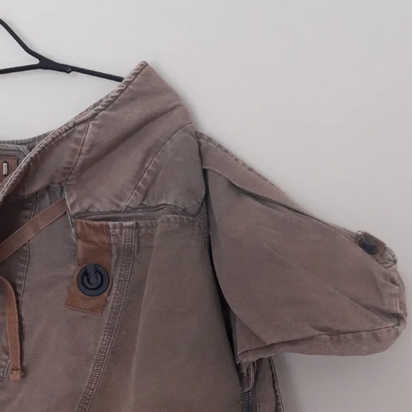 HAMCUS Brown Cargo Pants with Straight-Leg Cut - Picture 5 of 15